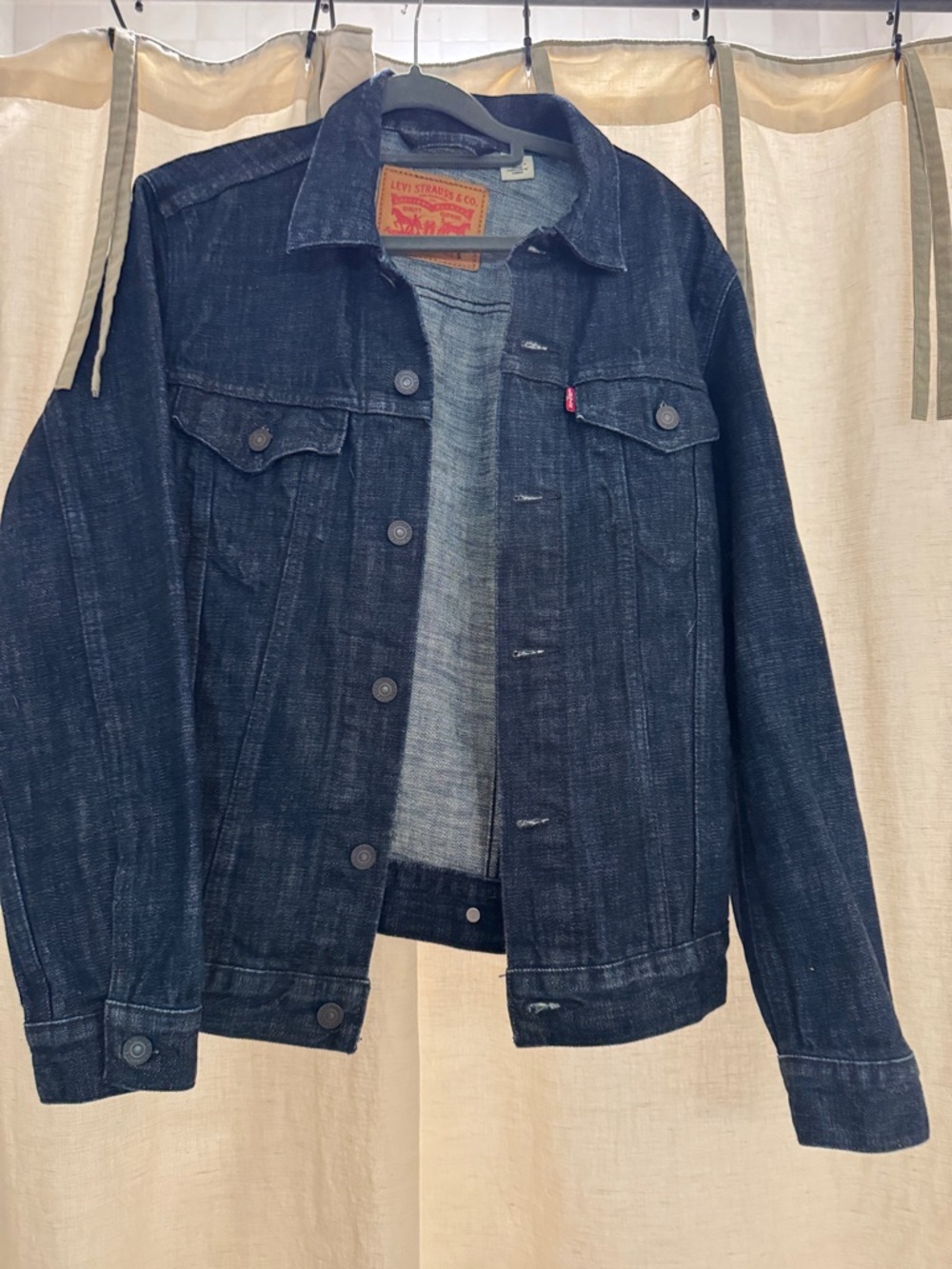 Levi's Dark Indigo Denim Jacket - Classic Trucker Style